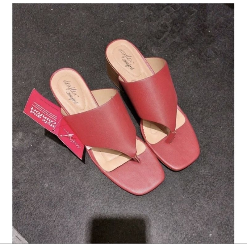 Sandal Heel Dexflex Comfort Raven (Sz 8) / Harga Normal 359.000