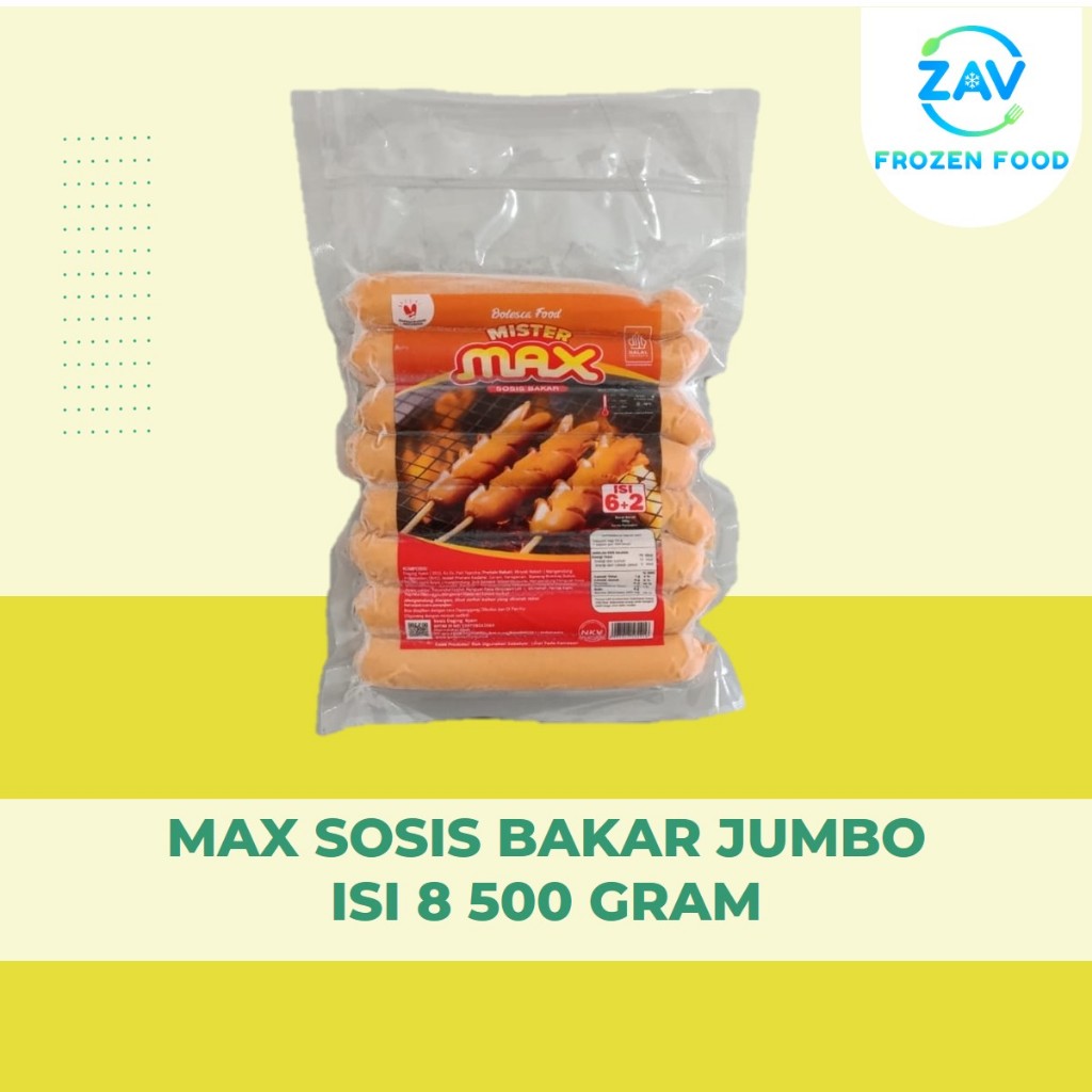 

MAX SOSIS BAKAR JUMBO ISI 7 500 GRAM