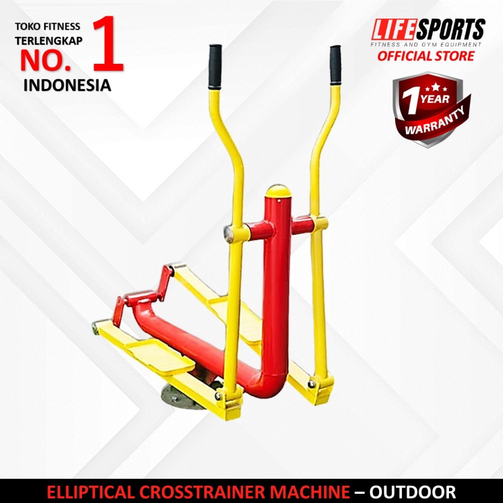 Lifesports - New Alat Olahraga Fitness Outdoor Taman Elliptical Machine Komersial