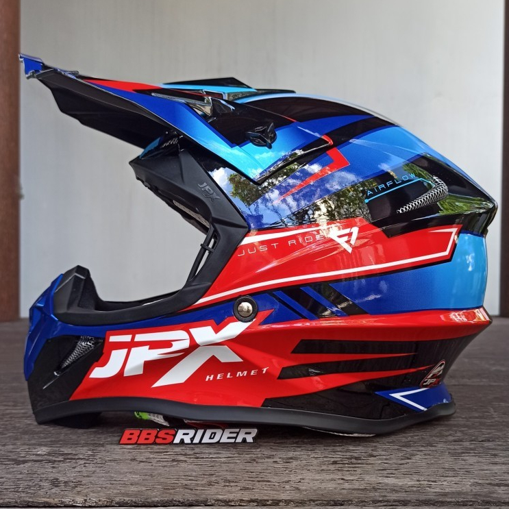 HELM JPX cross FOX1 36 Black Red Blue Helm JPX cross FOX1 X36