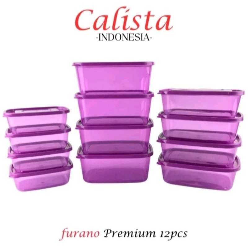 CALISTA FOOD CONTAINER SET - TOPLES KOTAK CALISTA FURANO BENING SEALWARE 1 SET ISI 12