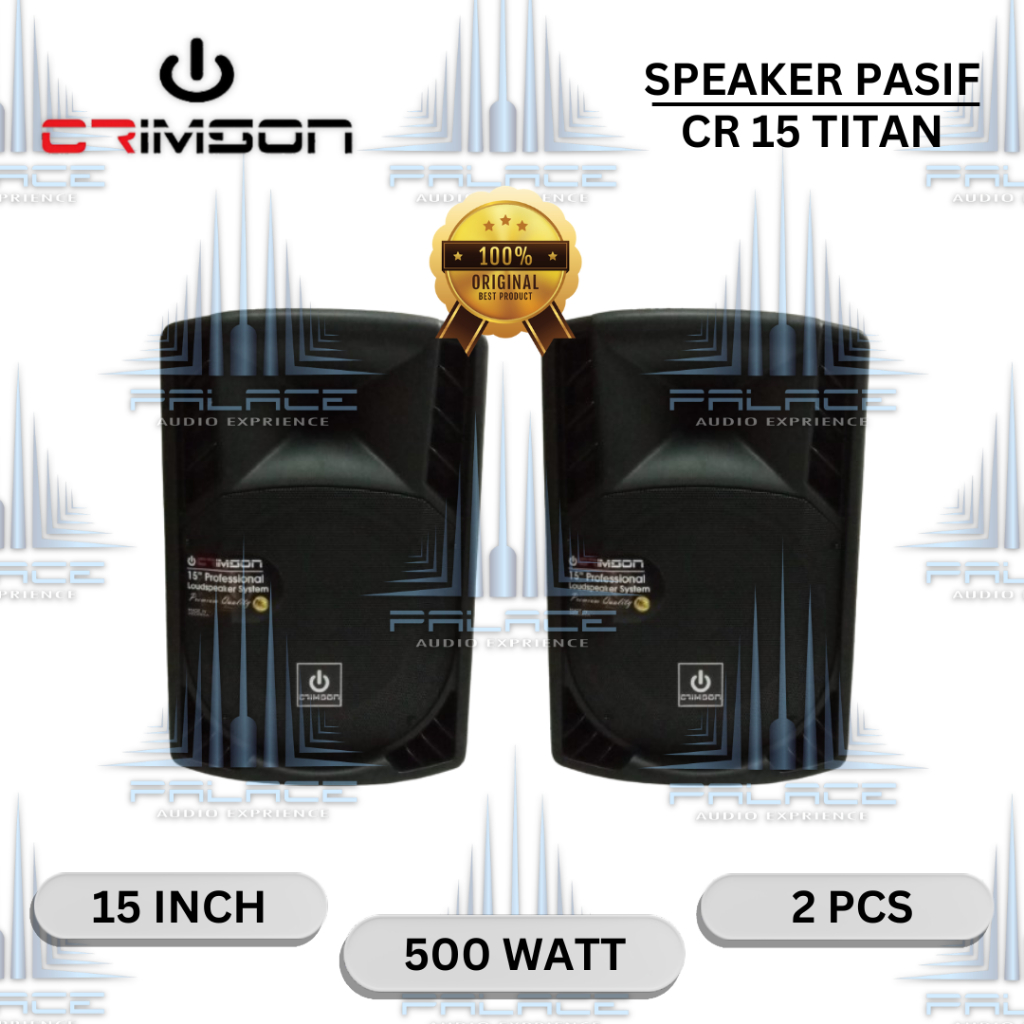 Speaker Passive 15 Inch 500 Watt - Speaker Pasif Crimson CR 15 TITAN