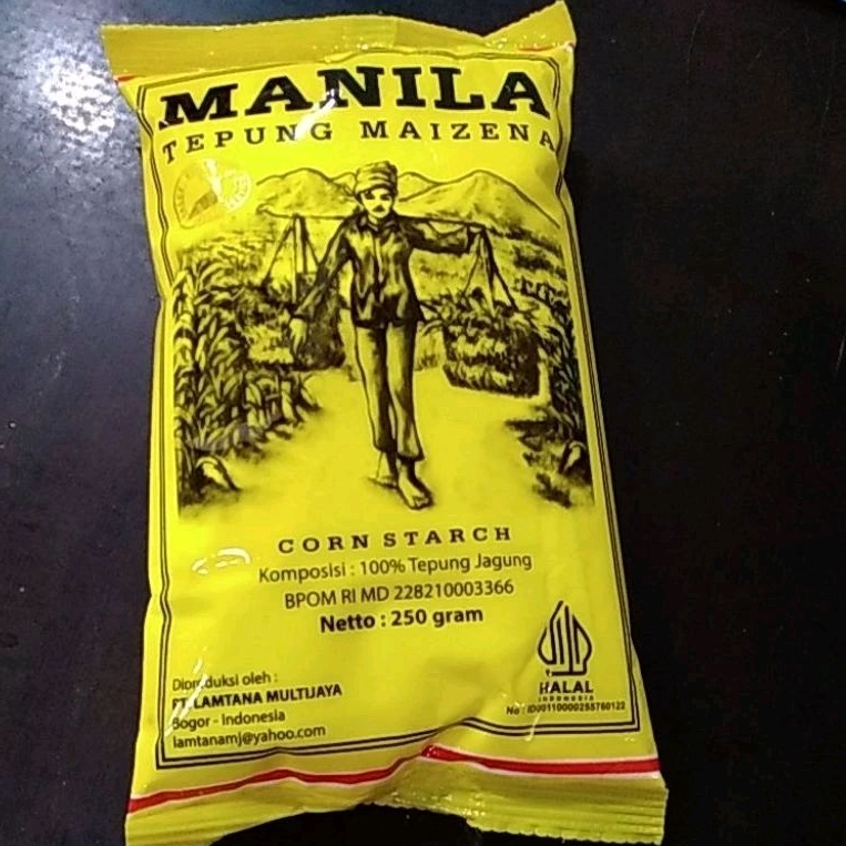 

MANILA TEPUNG MAIZENA CORN STARCH 250 GR