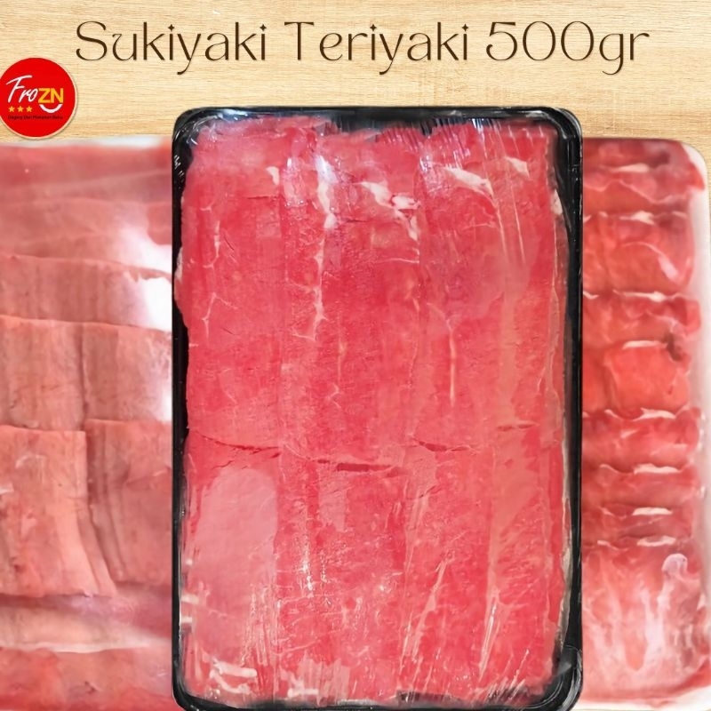 

froZN Premium Sliced Beef Low Fat Sukiyaki 500gram