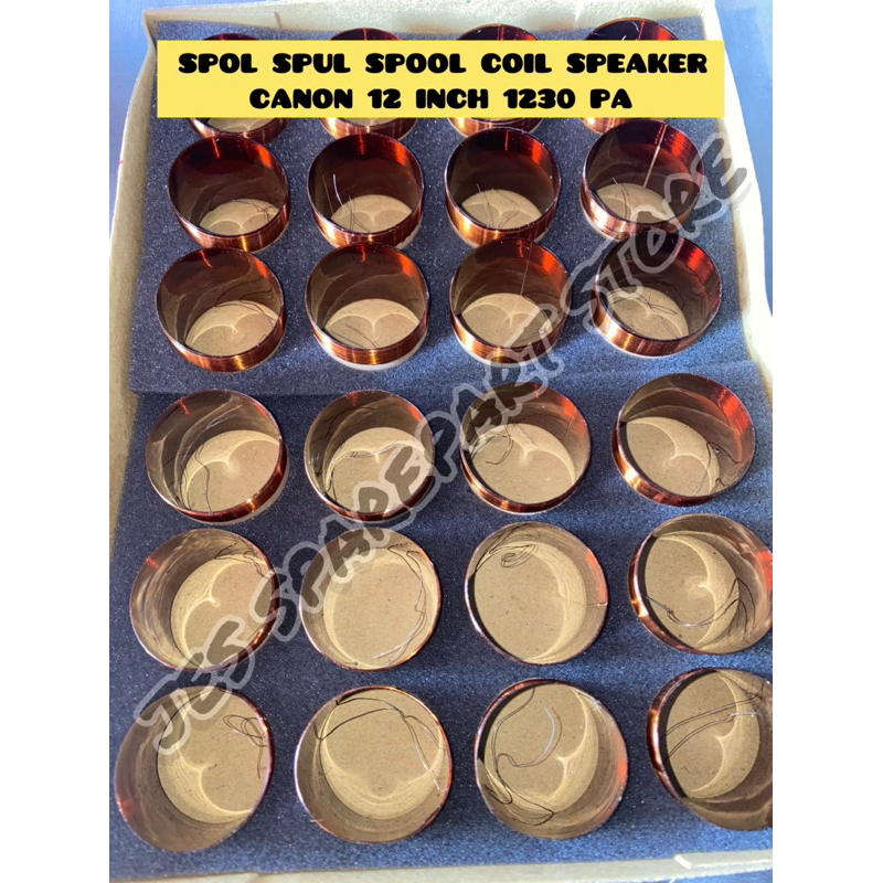 SPOL SPUL SPOOL COIL SPEAKER CANON 12 INCH 1230 PA