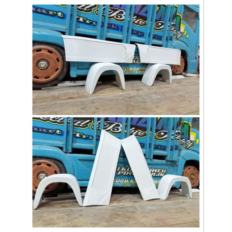 Bemper Miniatur Truk Plastik