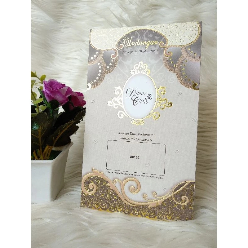 Undangan Pernikahan / Perkawinan Erba 88133