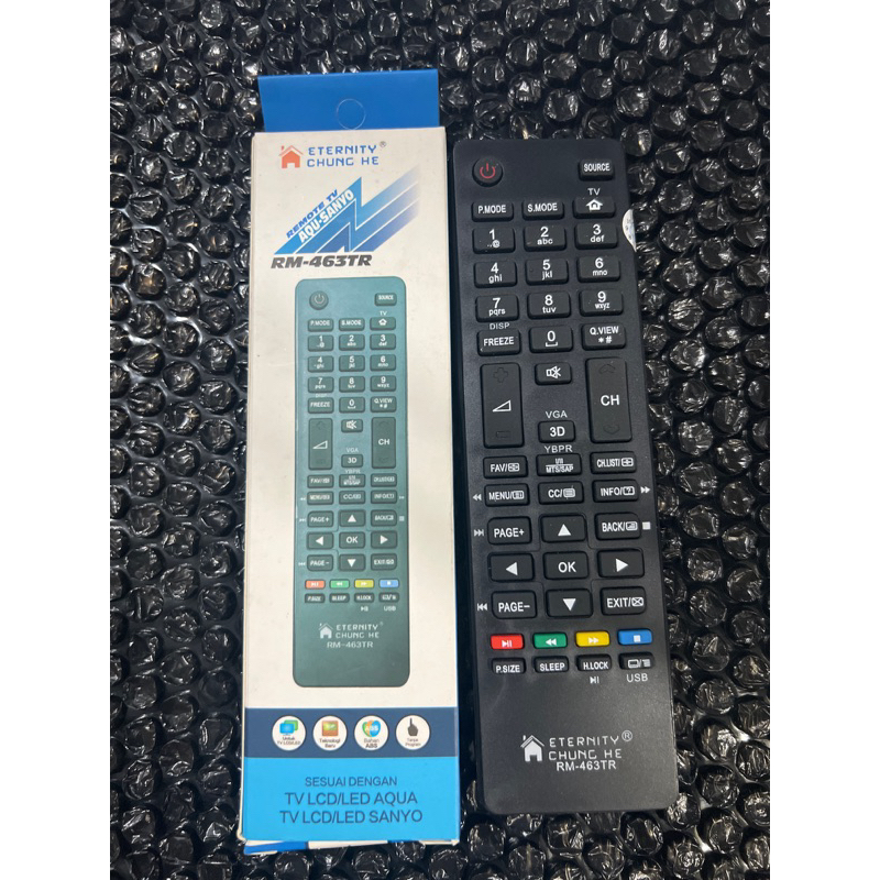 REMOTE REMOT TV SANYO AQUA LED LCD MULTI SEPERTI ORIGINAL