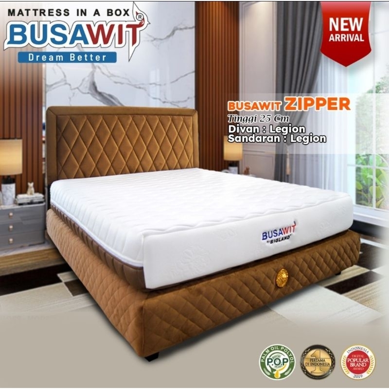 Ranjang Dipan Sandaran Kasur SpringBed Bigland Bed Set Legion Big Land