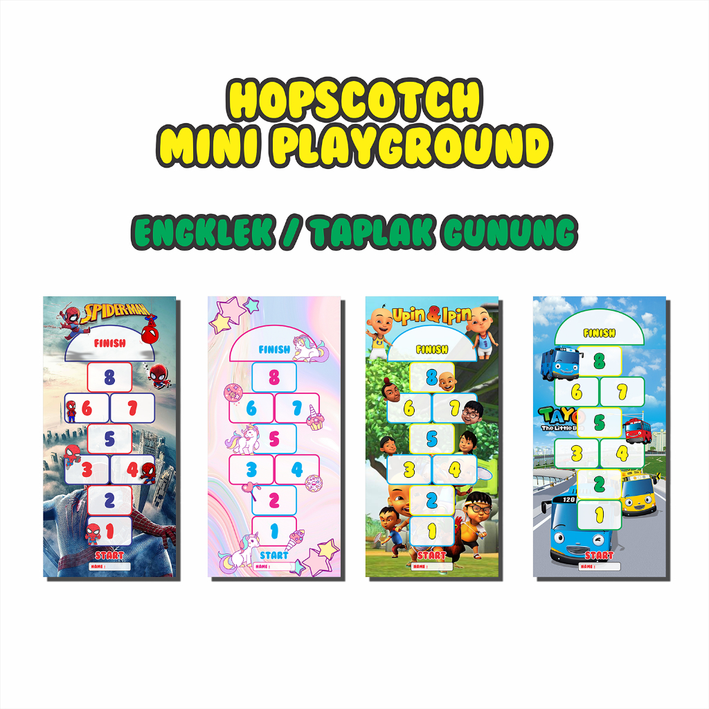 Engklek Jumbo Modern - HOPSCOTCH - Karpet Motorik Anak