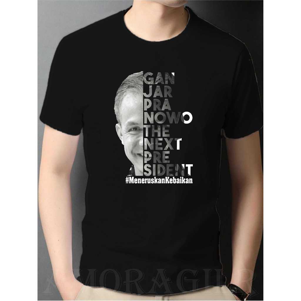 KAOS GANJAR PRANOWO/BAJU GANJAR PRANOWO PRESIDEN 2024-BAJU PEMENANG GANJAR INDONESIA MAJU