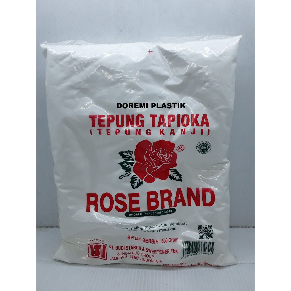 

Tepung Tapioka/ Kanji Rose Brand 500 Gram