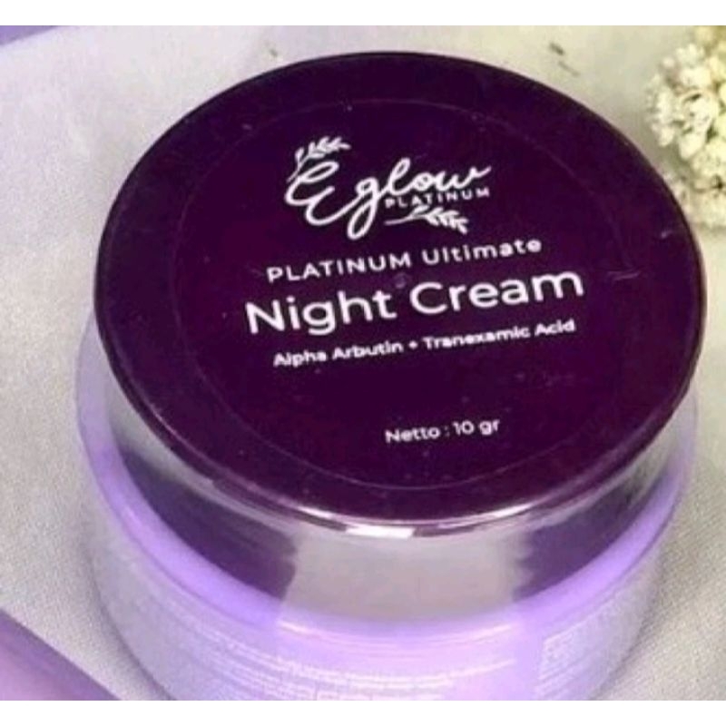 Night Cream Ultimate Eglow Platinum Ecer