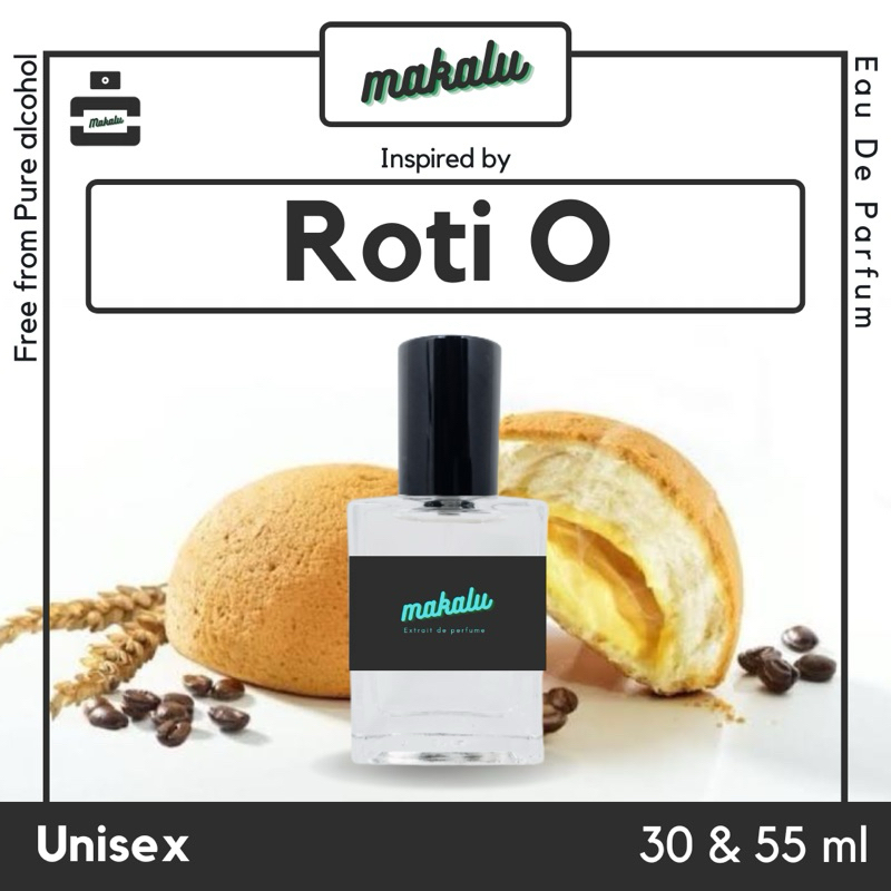 Makalu Parfum Roti O inspired parfume wanita pria aroma roti boy
