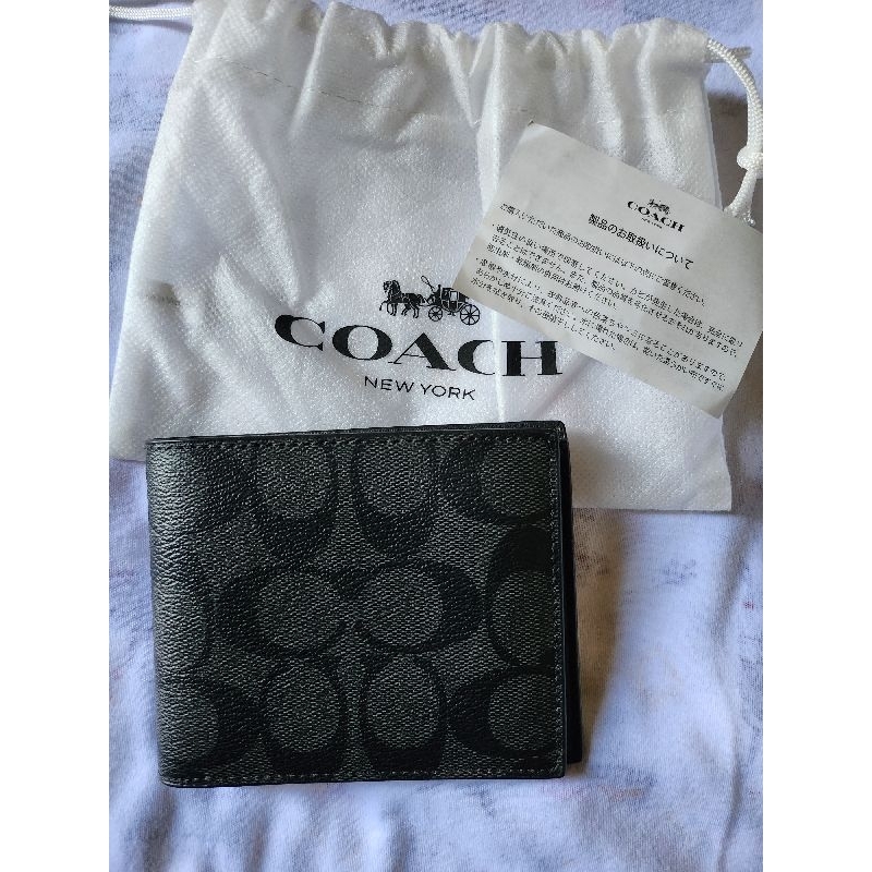 Dompet Pria COACH ORIGINAL 100% (Preloved)