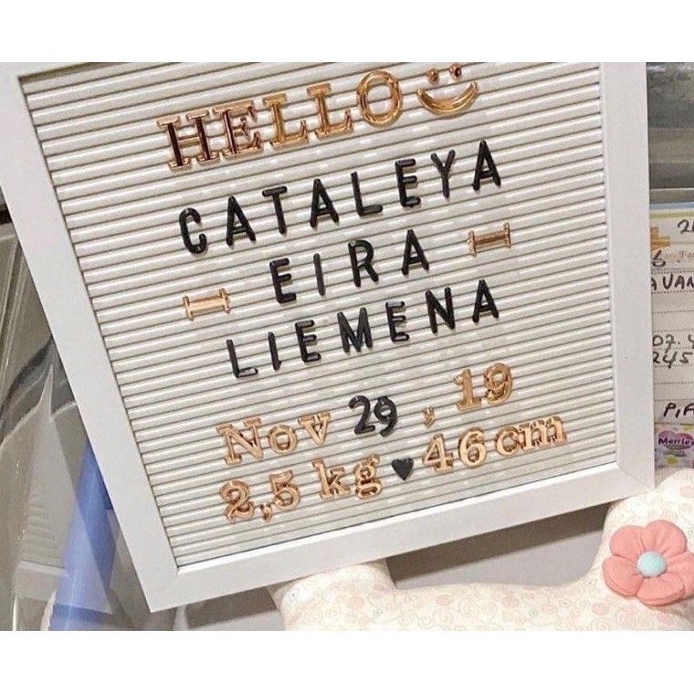 

all white letter board bcm