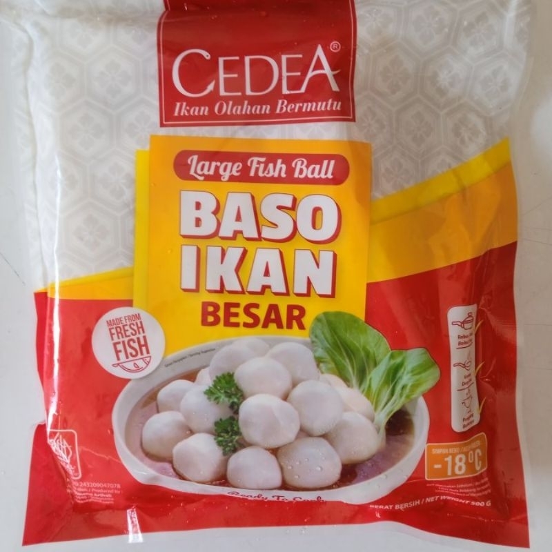 

Cedea Bakso Ikan Besar 500gr