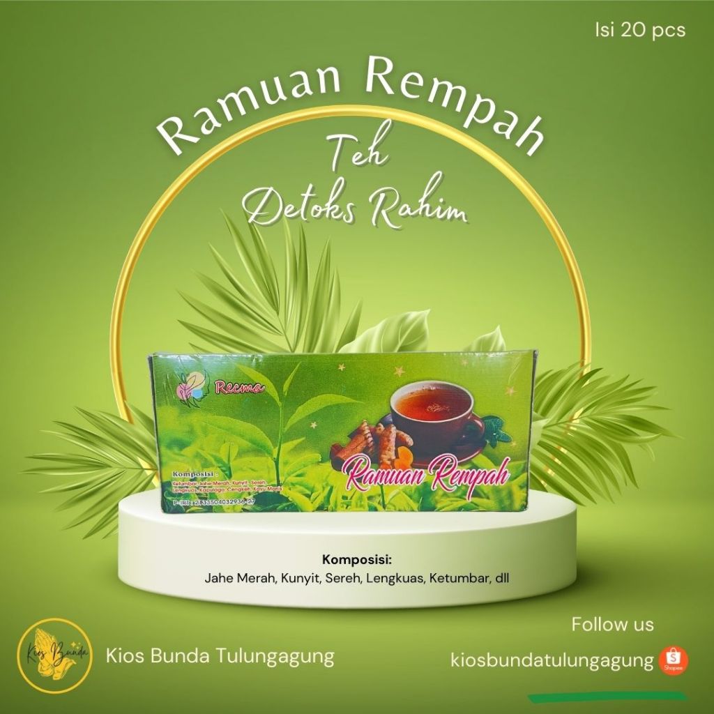 

Teh JSR Detoks Rahim dan Detoks Tubuh untuk Promil - JSR Rimpang Isi 20 pcs