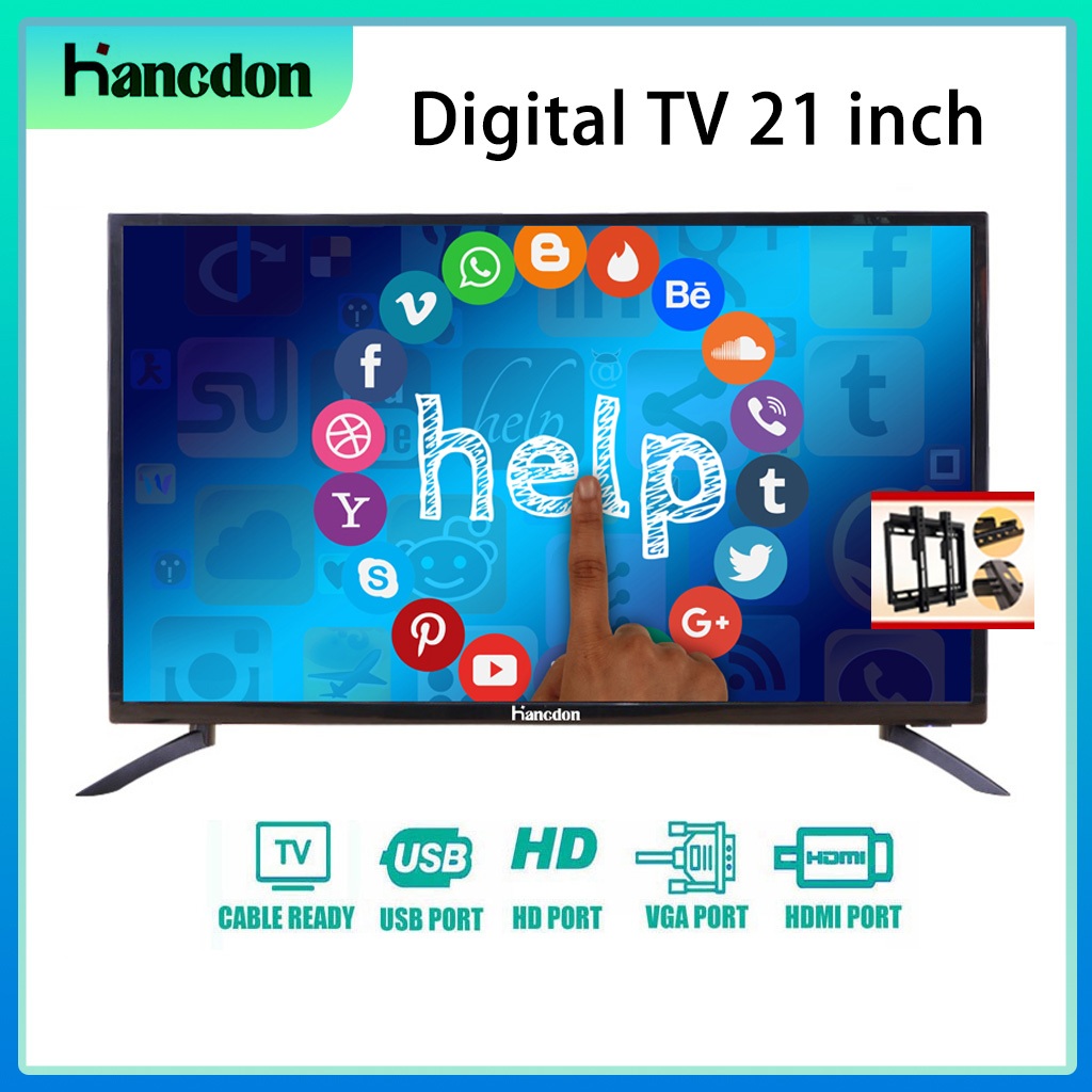 【Toko Lokal】Hancdon Smart LED 21 TV display game console screen wifi Android PC 21 inch HDMI/VGA/VA/