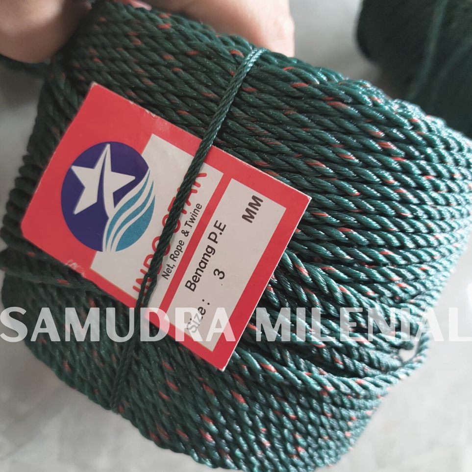 

Tali Tambang 3mm Indostar KUALITAS BAGUS MURAH uki
