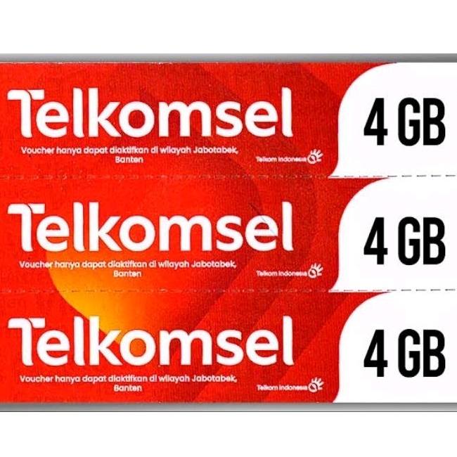 Voucher data Telkomsel 4GB