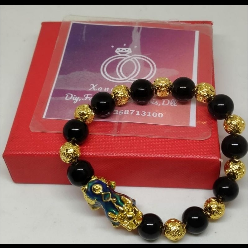 GELANG GIOK ASLI KOMBI PIXIU WARNA