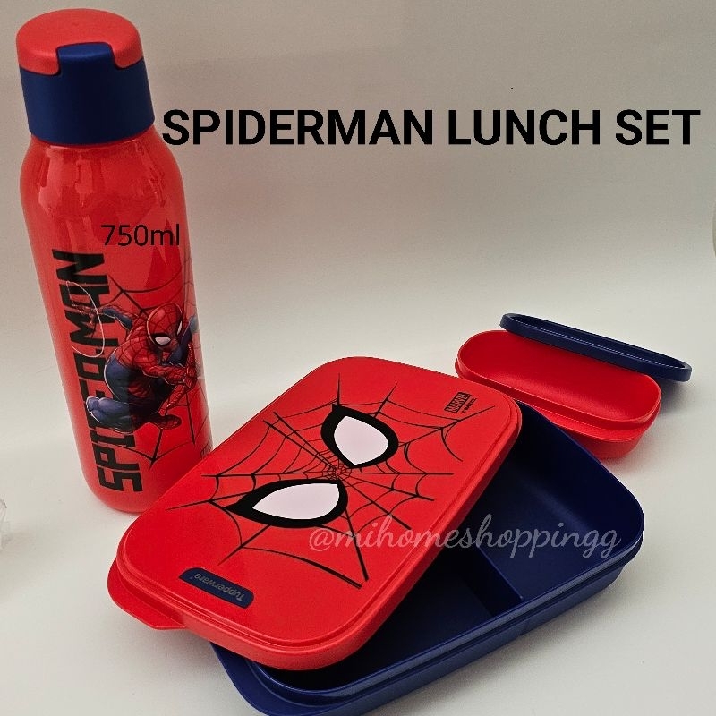 SPIDERMAN LUNCH SET BEKAL TUPPERWARE
