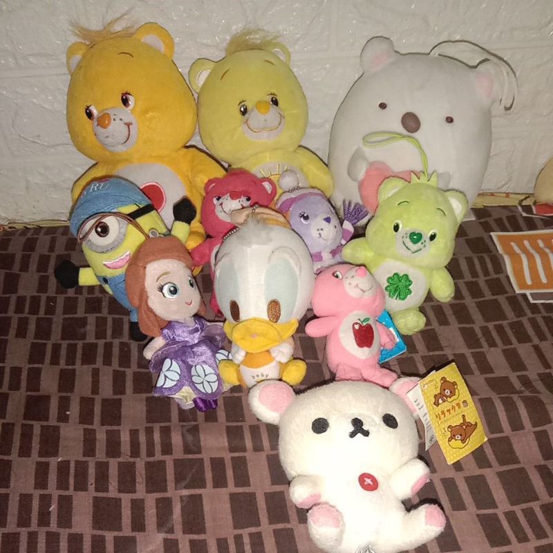 plushiee/boneka gancii boneka carebears ganci carebears