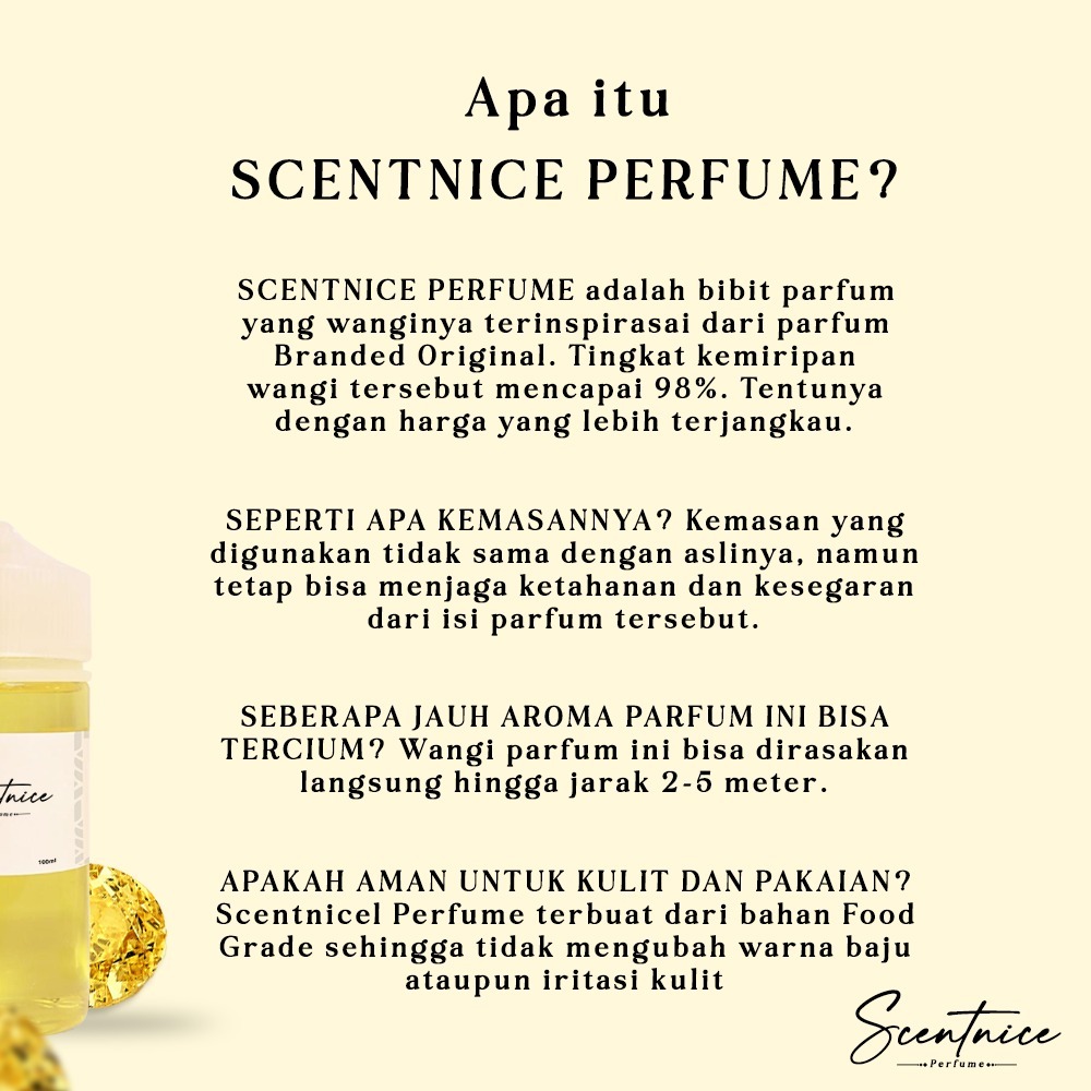 Bibit Parfum Murni Aroma DEPHELINE WOMEN - BY SCENTNICE Original Tahan Lama