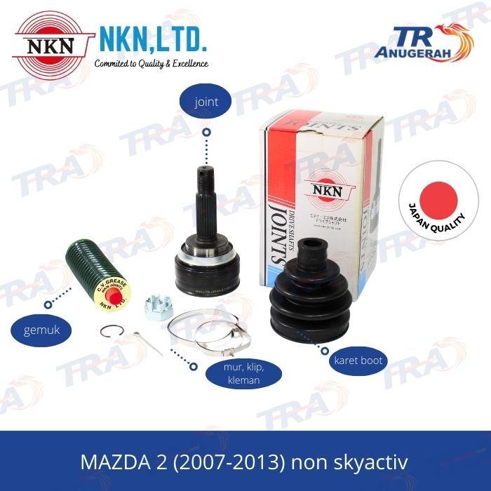 CV Joint As roda luar NKN Mazda 2