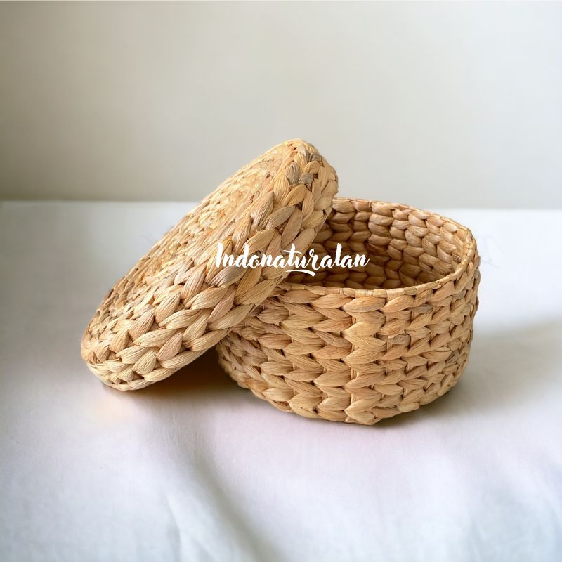 

Box Bulat Tutup / Keranjang Hampers Bulat Tutup / Box Bulat