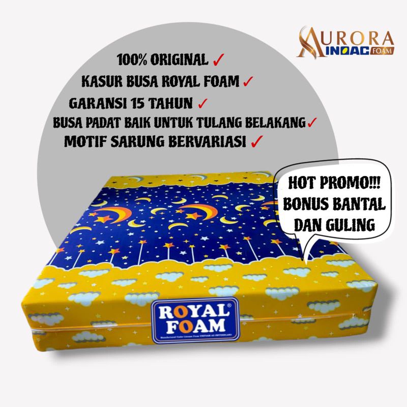 Kasur Busa Royal Foam density 23 Original