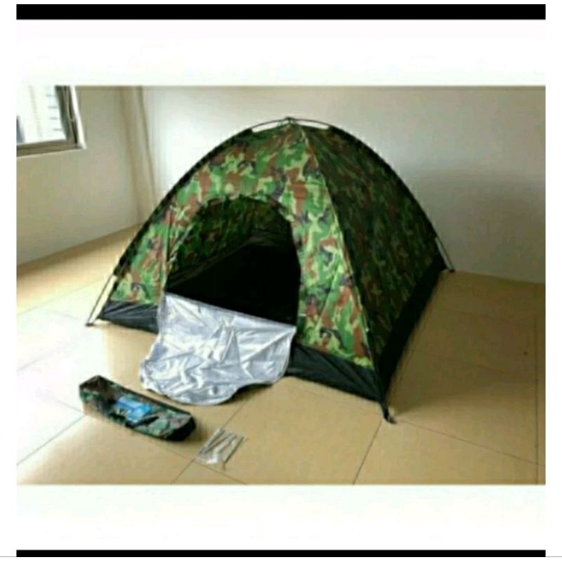 tenda camping mendaki gunung tenda loreng army 34 orang tenda loreng