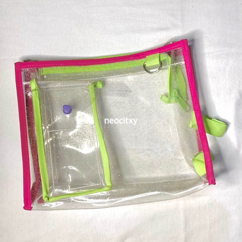 Tas PVC Love Sling Lucid Bag Preloved by Peanut Room