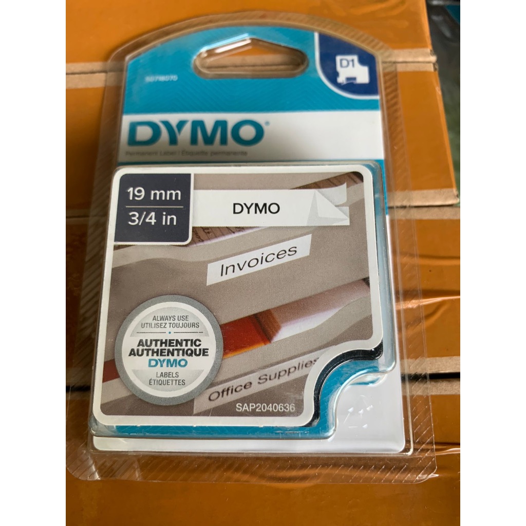 

Dymo 16960 / S0718070 Black on White 19mm x 5.5m for LabelPoint LP 350 - LabelWriter LW 400 Duo, LW 450 Duo, LM 360D, LM 420P, LM 450D, LM 500TS, LM PC II, Rhino 4200 Rhino 5000 Rhino 5200 Rhino Pro 6000
