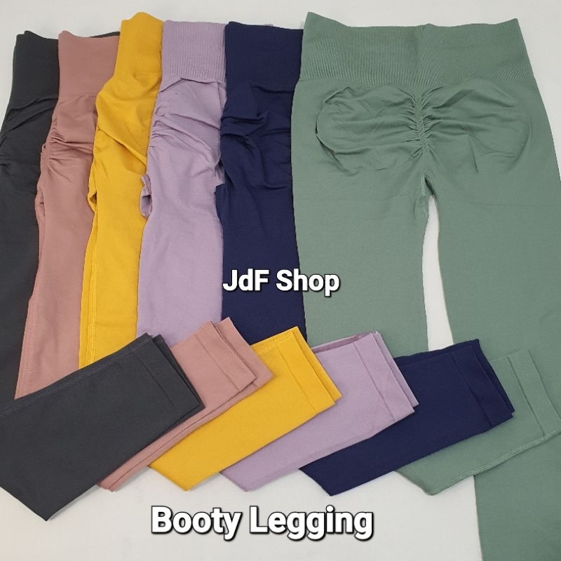 JdF Shop 268 708 -  Highwaist Booty Legging Butt Lift Lifting Push Up Pants Celana Panjang Yoga Pila