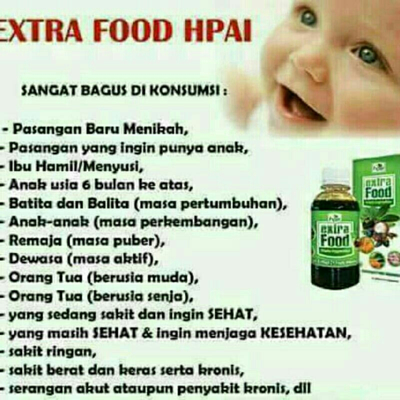 EXTRAFOOD HNI HPAI MADU MANJU TERLARIS HERBA