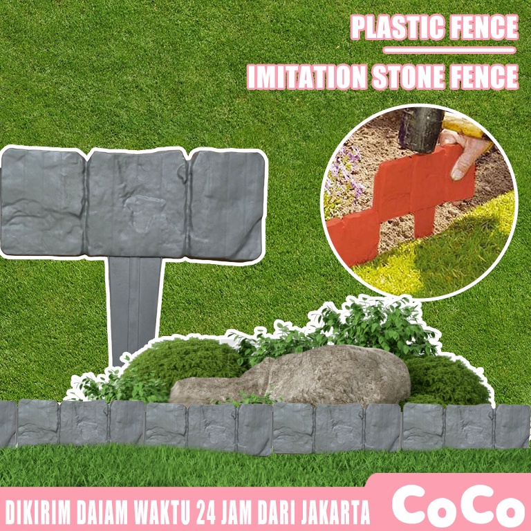 Swip up Pagar kebun  Pagar plastik  Pagar Plastik PVC Pagar Taman Shabby Chic Pagar Kebun Pagar Plas