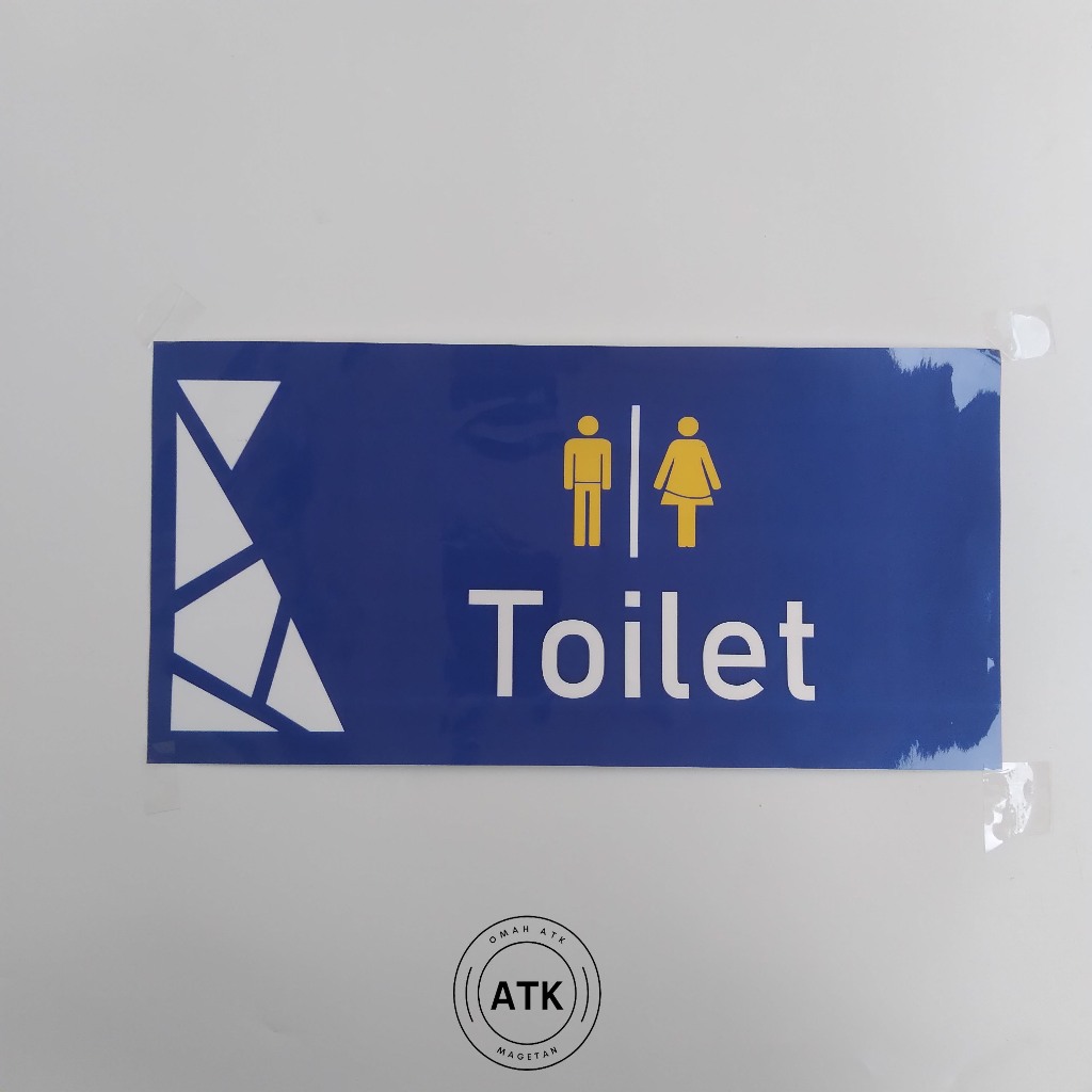 

Stiker Toilet - Toilet Pria/Wanita - Stiker Vinyl