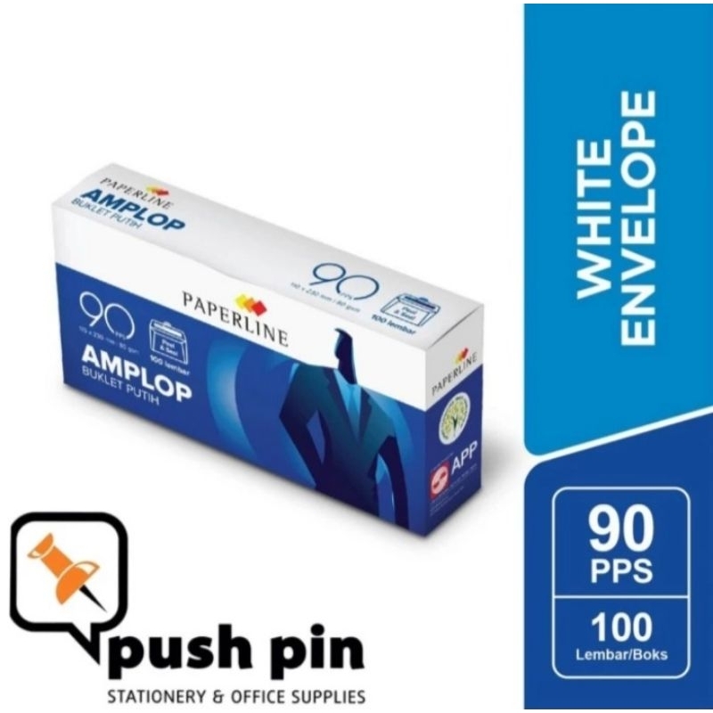 

Paperline Amplop 90 PPS Putih Polos
