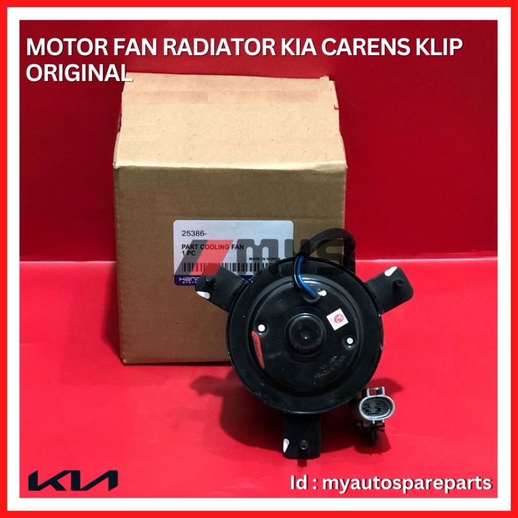 MOTOR FAN RADIATOR AC Mobil KIA Carens Klip ASLI
