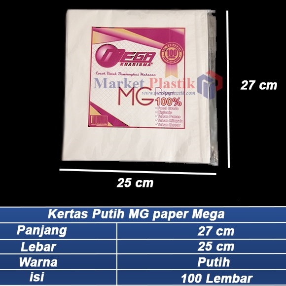 

KN mega paper @100lbr/kertas nasi/kertas kfc/kertas minyak/kertasmakan