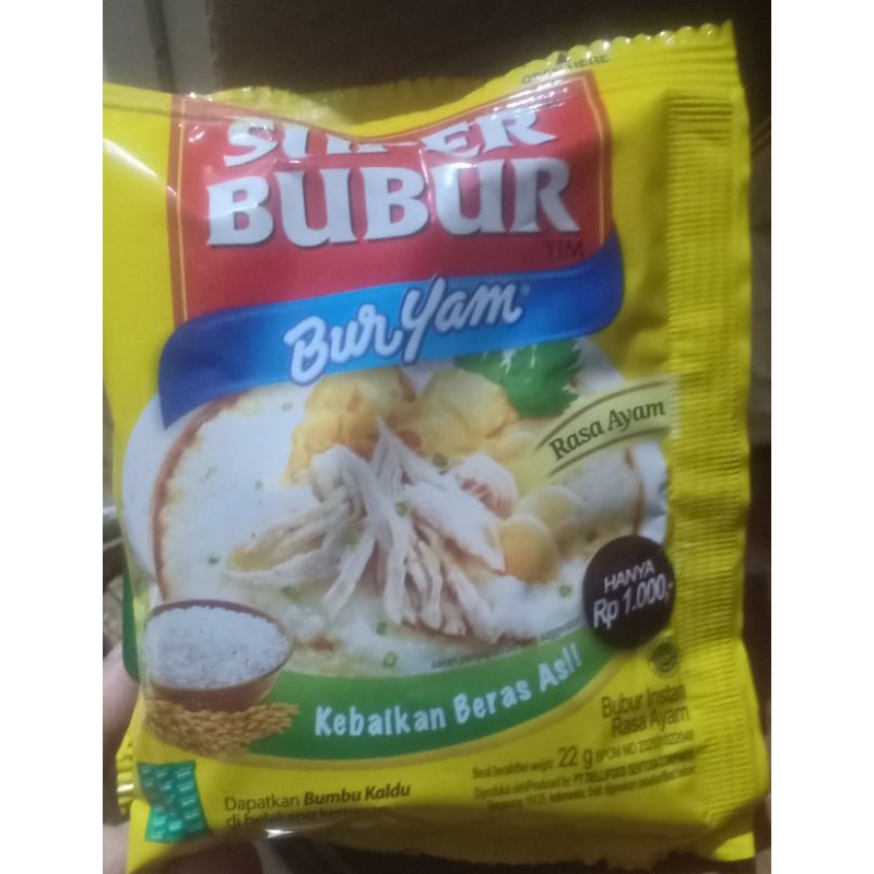 

super bubur buryam serenteng isi 10pcs