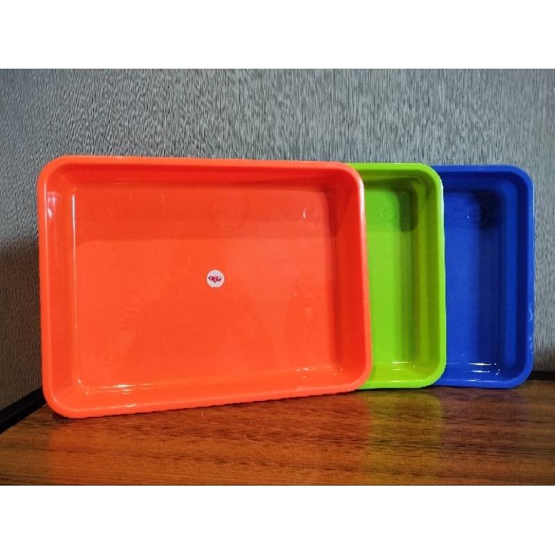 Nampan Plastik KH Warna Uk No. 4 (Besar) (per 1 pcs)
