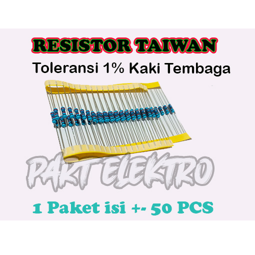 Resistor 0.5 W METAL FILM Taiwan 1% 10 pcs