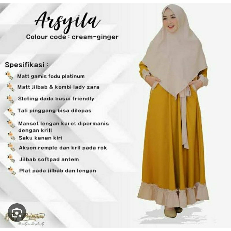 PRELOVED MURAH SET GAMIS ARSYILA BY NARARYA ORIGINAL