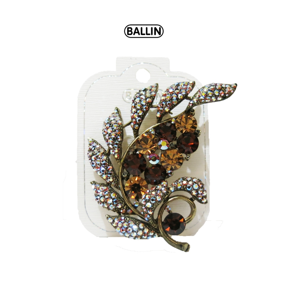 Ballin Bros Wanita / Bros Etnik / Bros Bakar / Bros Kebaya Elmia Brooch