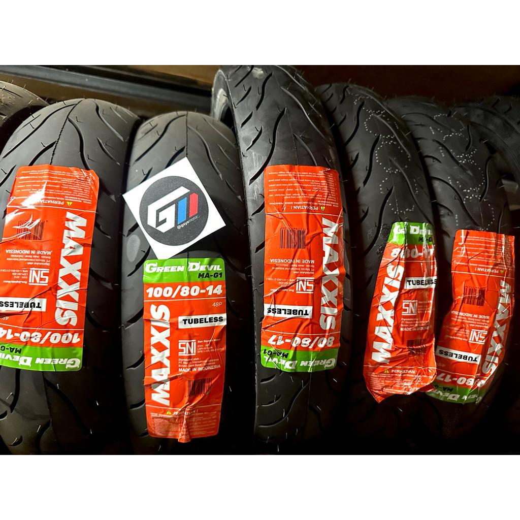 BAN MAXXIS GREEN DEVIL 90/80 100/80 110/70 120/70 130/70 140/70 RING 17 DAN 14  EXTRAMAXX - BAN MAXX