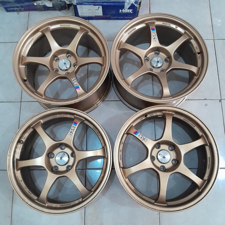 Velg Mobil Bekas SSR Ring 18 Lubang 5 SSR R18X8,5-9,5 5X114,3 ET35