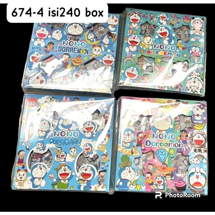 

READY STOK STICKER ANAK DORAEMON MIX MOTIF STICKER ANAK LUCU MURAH ISI 100 LBR WATERPROOF